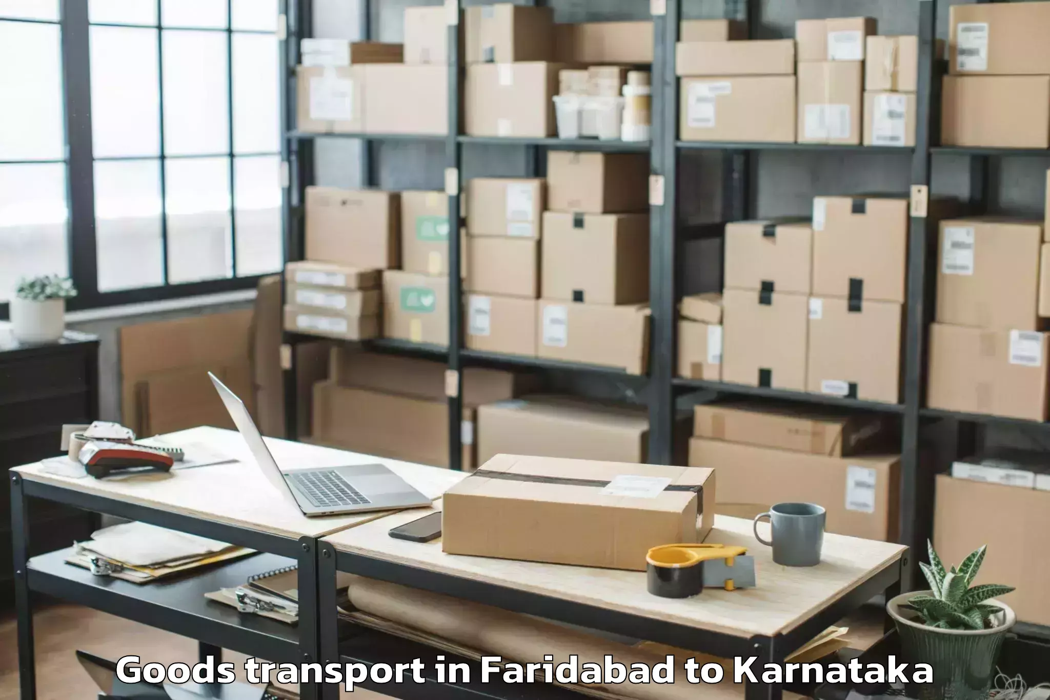 Leading Faridabad to Bagalkot Goods Transport Provider